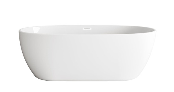 Kitchen And Bath Bathtub 70 0 33 5 24 0 Gw With Wht Drain Kit Bt10770Gw Wht