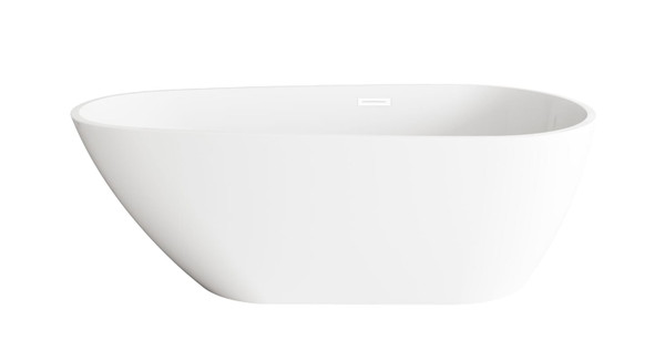 Kitchen And Bath Bathtub 66 9 X 31 5 X 23 Gw With Wht Drain Kit Bt30267Gw Wht