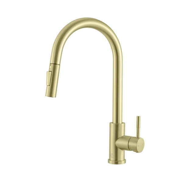 Kitchen And Bath Kitchen Faucet 4 17 64 1 4 5 32 10 23 64 Brushed Gold Fak 302Bgd