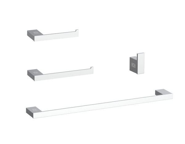 Kitchen And Bath Bathroom Hardware Set 24 X2 9 7 X2 9 2 2 X1 5 9 6 X2 9 Chrome Hwb 13S4Pch