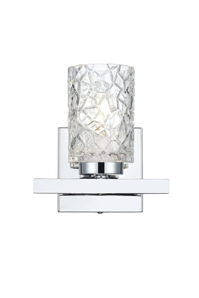 Living District Cassie Wall Sconce W7 1 E5 2 H7 7 Chrome Ld7025W7C