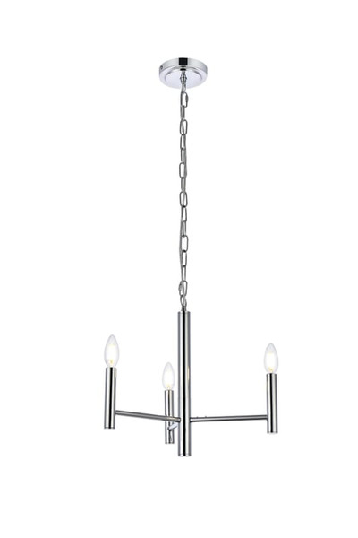 Living District Carmella 3 Lights Pendant In Chrome Ld7059D17C