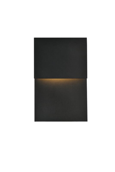 Living District Raine Integrated Led Wall Sconce In Black Ldod4029Bk