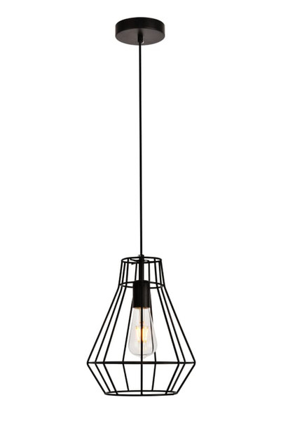 Living District Jago Collection Pendant D9 1 H12 3 Lt 1 Black Finish Ldpd2087