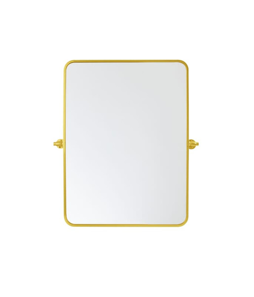 Kitchen And Bath Soft Corner Pivot Mirror 24X32 Inch In Gold Mr6A2432Gd