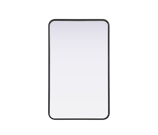 Kitchen And Bath R Corner Mirror 22 X36 X2 Black Mr8A2236Blk