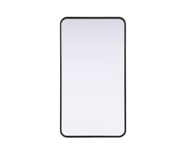 Kitchen And Bath R Corner Mirror 22 X40 X2 Black Mr8A2240Blk