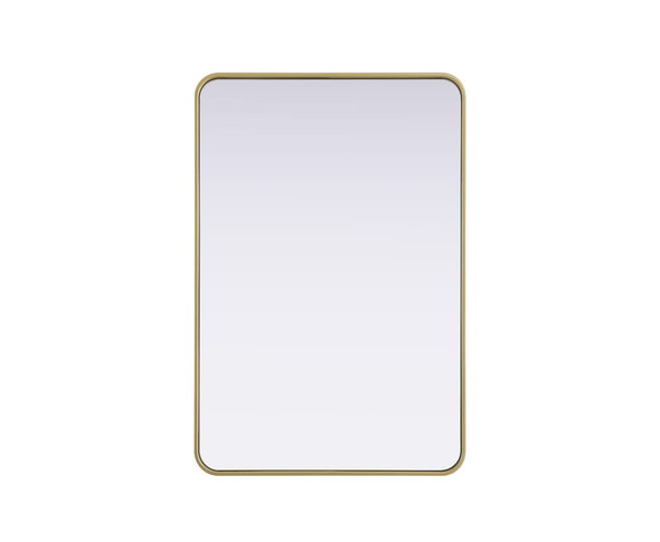 Kitchen And Bath R Corner Mirror 27 X40 X2 Brass Mr8A2740Bra