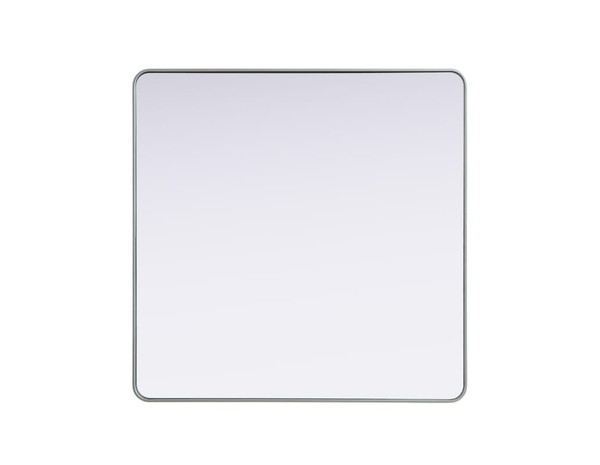 Kitchen And Bath R Corner Square Mirror 48 X48 X2 Silver Mr8A4848Sil