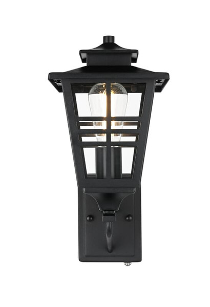 Elegant Lighting Wall Sconce W7 H15 E9 L1 Black Od303W15Bk