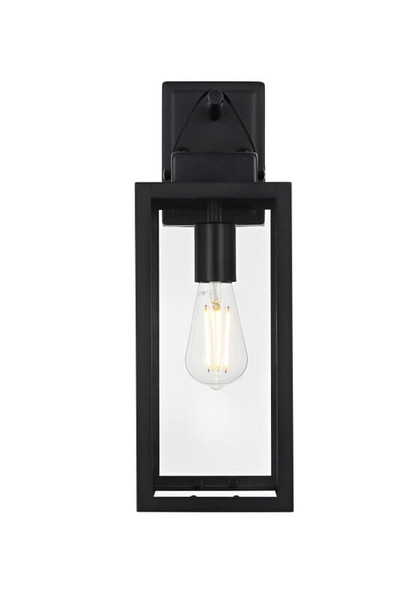 Elegant Lighting Wall Sconce W6 H17 5 E8 L1 Black Od330W18Bk