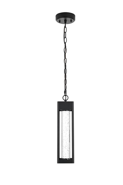 Elegant Lighting Hanging W3 7 Xd3 7 Xh15 4 Lt1 Led 11W Black Od604H15Bk