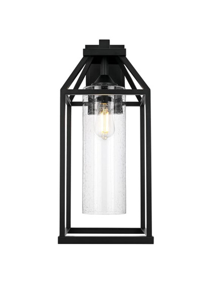 Elegant Lighting Wall Sconce W10 2 Xd11 Xh24 2 Lt1 E26 60W Black Od606W24Bk