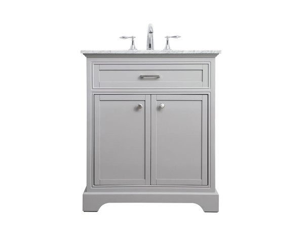 Kitchen And Bath 30 In Single Bathroom Vanity Set In Light Grey Vf15030Gr