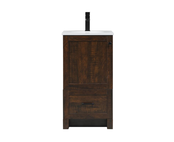 Kitchen And Bath 18 Inch Single Bathroom Vanity In Expresso Vf2818Ex