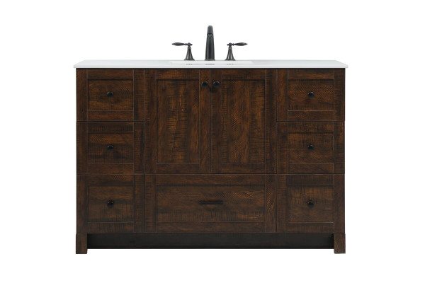 Kitchen And Bath 48 Inch Single Bathroom Vanity In Expresso Vf2848Ex