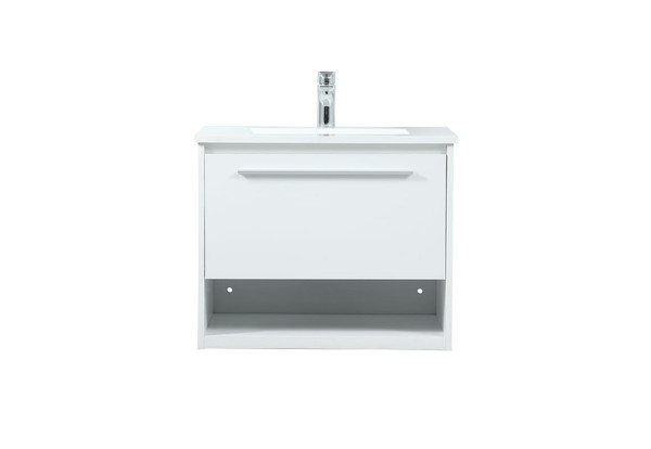 Kitchen And Bath 24 Inch Single Bathroom Vanity In White Vf43524Mwh