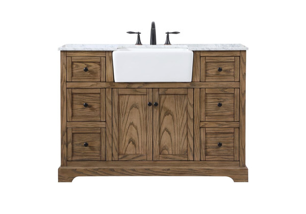 Kitchen And Bath 48 Inch Single Bathroom Vanity In Driftwood Vf60248Dw