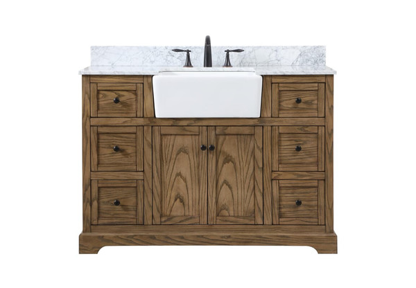 Kitchen And Bath 48 Inch Single Bathroom Vanity In Driftwood Vf60248Dw Bs