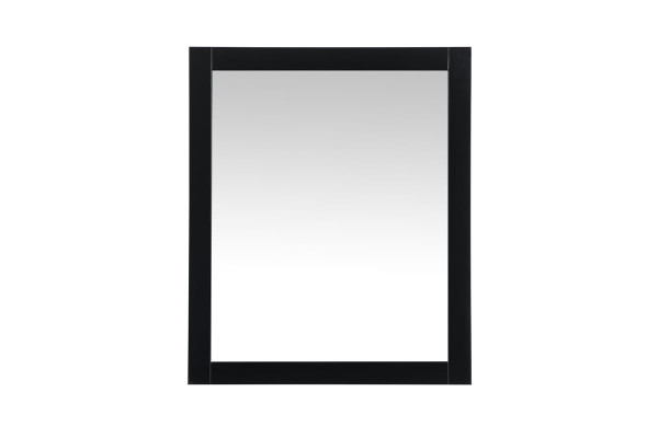 Kitchen And Bath Aqua Vanity Mirror 30X36 Inch In Black Vm23036Bk