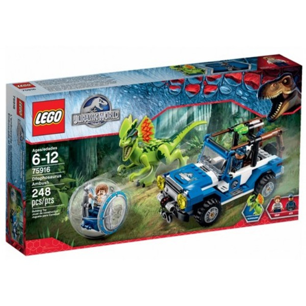 Lego Dilophosaurus Ambush Jurassic World 75916 1