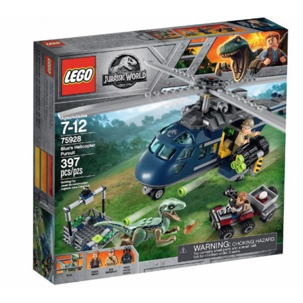 Lego Blue S Helicopter Pursuit Jurassic World 75928 1