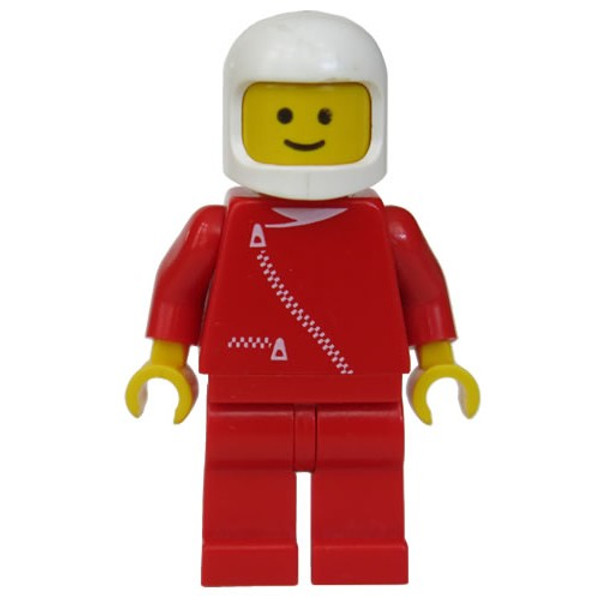 Lego Jacket With Zipper Red Red Legs White Classic Helmet Jred004