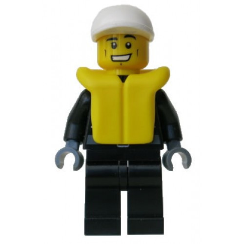 Lego Police City Leather Jacket With Gold Badge And Police On Back White Short Bill Cap Life Jacket Cty207