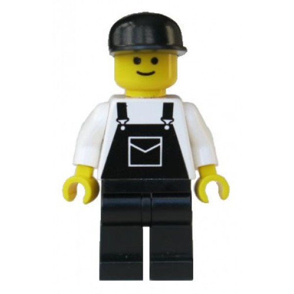 Lego Overalls Black With Pocket Black Legs Black Cap Ovr020