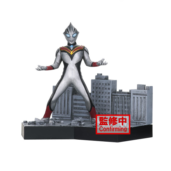 Ultraman Tiga Special Effects Stagement Ultraman Tiga 44 B Evil Tiga Prize Figure By Banpresto Bp18058
