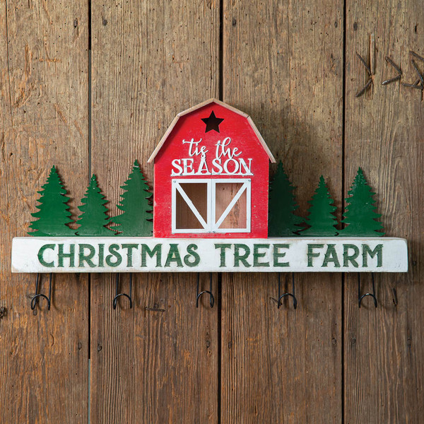 Christmas Tree Farm Wall Rack 440072 By CTW 1