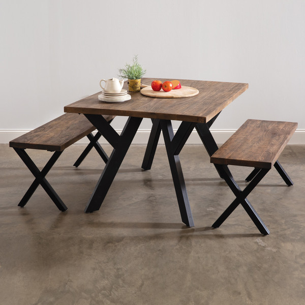 Abingdon Kitchen Table With Two Benches 510733 By CTW 1