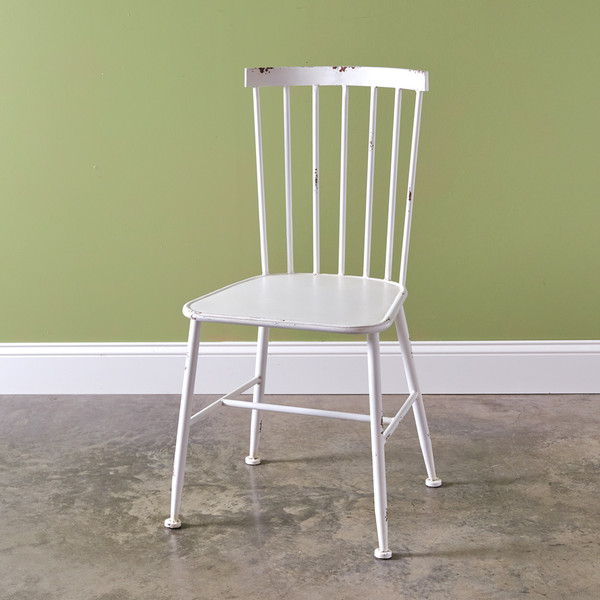 Distressed Metal Cafe Chair 770544 By CTW 1