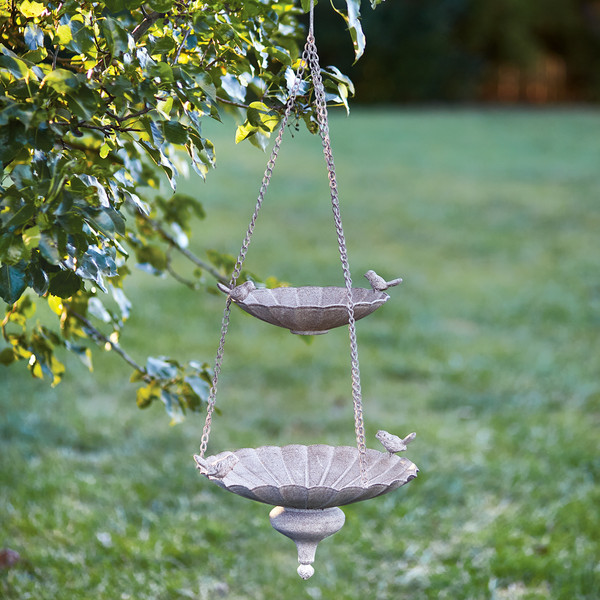Stone Gardens Two-Tier Hanging Bird Feeder 790217 By CTW 1