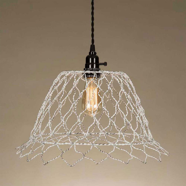 Pollyanna Wire Pendant Lamp 930108W By CTW