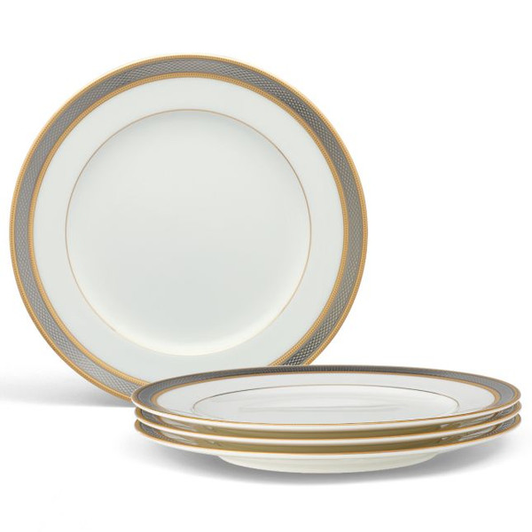 Brilliance Set Of 4 Salad Plates, 8.25" 4824-405D By Noritake
