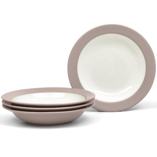 Colorwave Clay Set Of 4 Pasta/Rim Soups, 8.50", 20 Oz. 5101-607D By Noritake