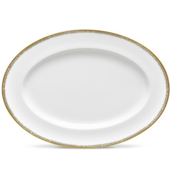 Haku Oval Platter, 14" 4959-413 By Noritake