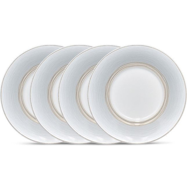 Linen Road Set Of 4 Saucers, 6" 1710-403D By Noritake