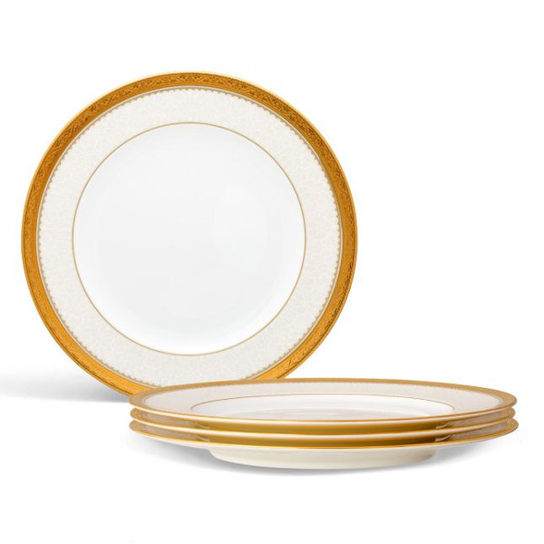Odessa Gold Set Of 4 Salad Plates, 8.50" 4874-405D By Noritake