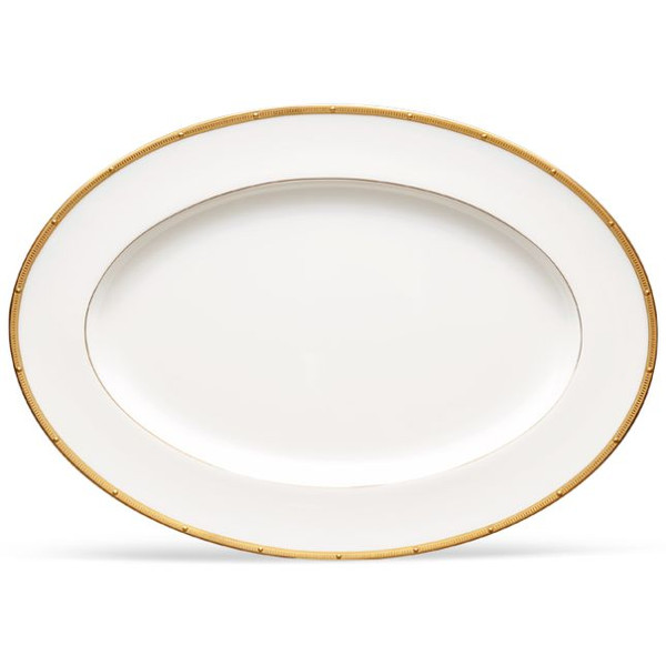 Rochelle Gold Oval Platter, 16" 4796-414 By Noritake
