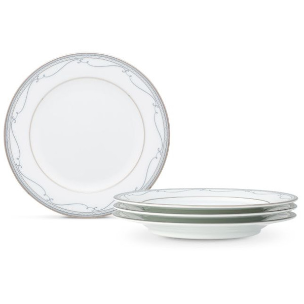 Satin Flourish Set Of 4 Bread & Butter/Appetizer Plates, 6.25" 1764-404D By Noritake