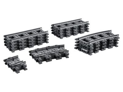 LEGO 60205 Rechte en Gebogen Rails