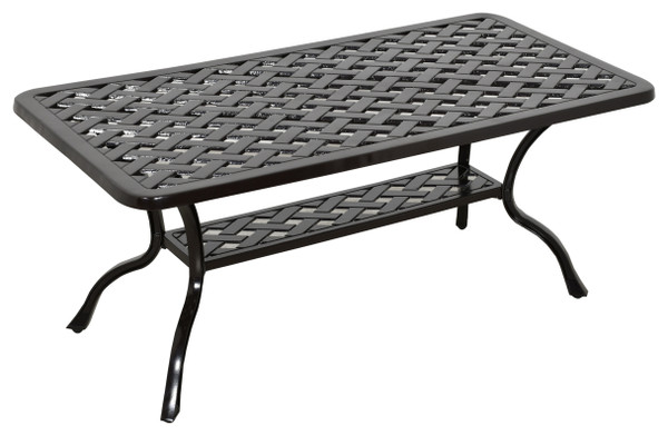 Savannah Cocktail Table 42 Inch Outdoor, Cast Aluminum, Bridgeton Moore, Patio, Furniture 10336552 By AFD