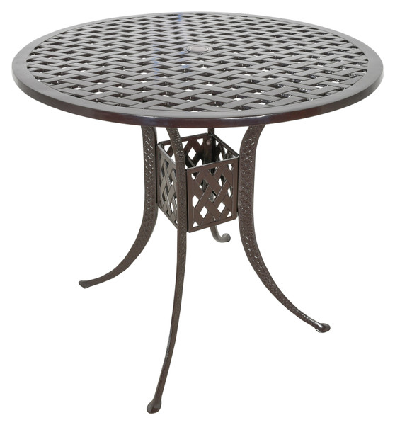 Savannah Bar Or Pub Table 42 Inch, Outdoor, Cast Aluminum, Bridgeton Moore, Patio, Furniture 10336561 By AFD