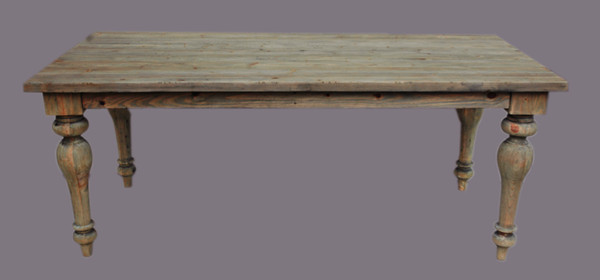 Farmhouse Rustic Rectangular Dining Table 11236300 By AFD