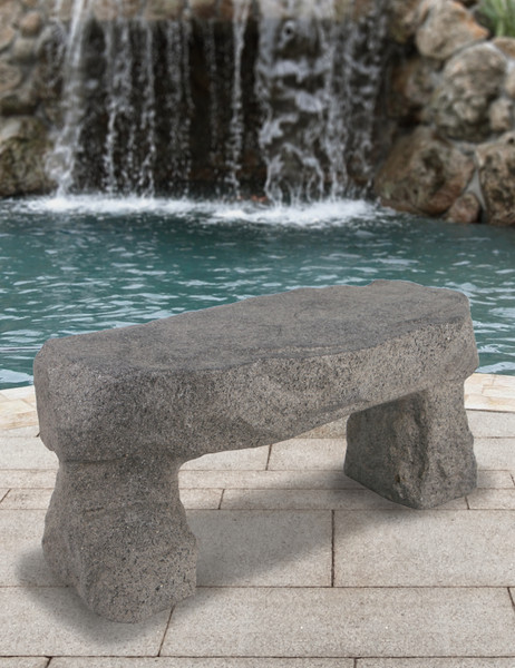 Simulated Rock Bench Settee 12019192 By AFD