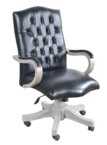 Mystique Gray Office Leather Chair 12019681 By AFD