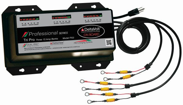 Battery Charger 3 Bank 45 Amps (Battery - Chargers) - SKU178629