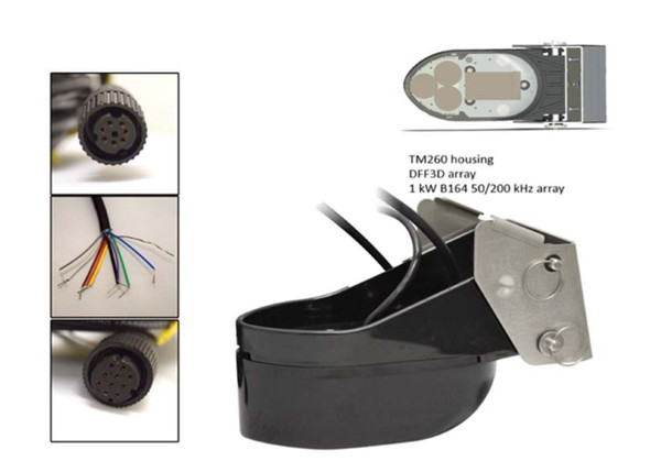1Kw Transom Mount For Dff3D (Transducer - Transom Mount) - SKU178721